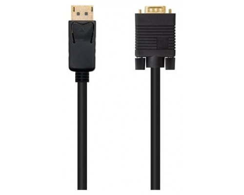 DP - VGA, M-M, 5 m, Negro