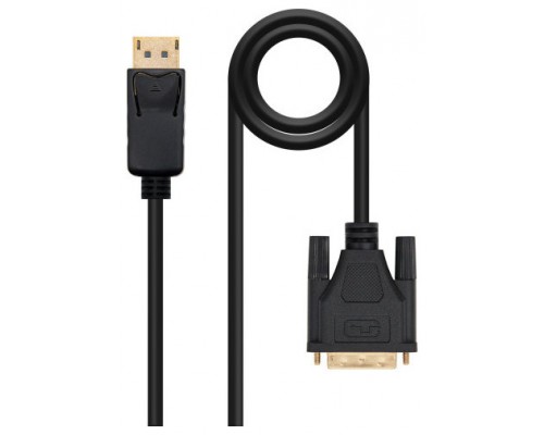 CABLE CONVERSOR DISPLAYPORT A DVI DPM-DVIM NEGRO 1M