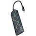 Hub USB-C 8 en 1, Conversor USB-C a 3xUSB-A, USB-C PD,