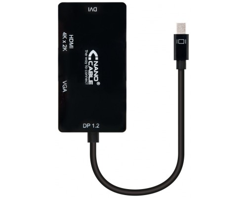 Conversor Mini DisplayPort a VGA / HDMI, 3 en 1, DP