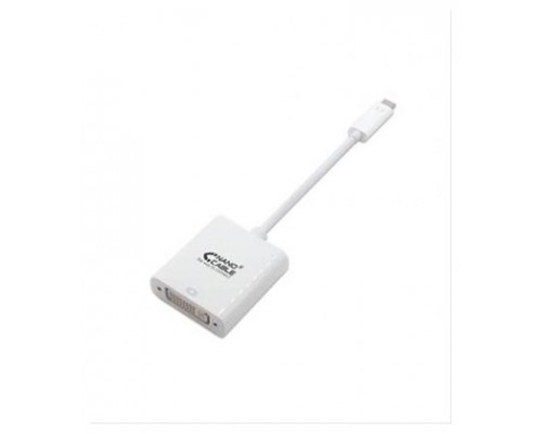 Nanocable - Conversor USB-C/M a DVI-D/H 24+1 - 15cm -