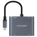 CONVERSOR USB-C A 2xHDMI/H-USB-A2.0/H-USB-C PD/H