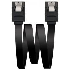 SATA III 6G, 0.5 m, Negro
