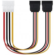 5.25", M-2xSATA/H, Molex 4-pin, 0.2m