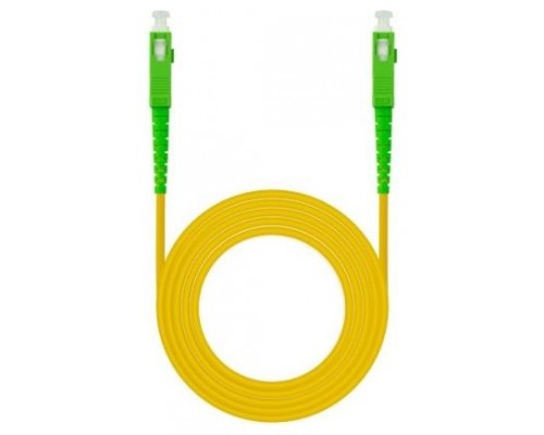 CABLE FIBRA SC/APC-SC/APC MONOMODO LSZH AMARIL.30M