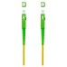 Cable de Fibra Optica SC/APC a SC/APC Monomodo Simplex