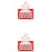 RJ-45, Cat5e, UTP, AWG 24, Rojo, 2m