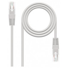 Cable de red latiguillo RJ45 Cat.6 UTP AWG24, Gris,