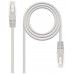 Cable de red latiguillo RJ45 Cat.6 UTP AWG24, Gris,