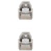 RJ-45, AWG24, 1m, CAT.6e, Gris