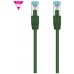 CABLE DE RED LATIGUILLO 600MHZ LSZH SFTP PIMF CAT7 AWG26 0.50 M VERDE NANOCABLE (Espera 4 dias)