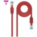 CABLE DE RED LATIGUILLO 600MHZ LSZH SFTP PIMF CAT7 AWG26 0.25 M ROJO NANOCABLE (Espera 4 dias)