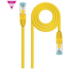 CABLE DE RED LATIGUILLO 600MHZ LSZH SFTP PIMF CAT7 AWG26 0.30 M AMARI NANOCABLE (Espera 4 dias)