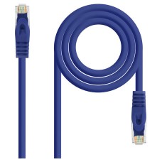 Cat6A, RJ-45, UTP, LSZH, AWG 24, 0.5 m, Azul