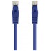 Cat6A, RJ-45, UTP, LSZH, AWG 24, 0.5 m, Azul