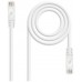 CABLE DE RED LATIGUILLO RJ45 UTP CAT6A AWG24 0.5 M BLANCO NANOCABLE (Espera 4 dias)