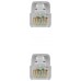 Cat6A, RJ-45, UTP, LSZH, AWG 24, 1 m, Gris