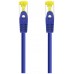 Cat6A, RJ-45, SFTP, LSZH, AWG 26, 0.5 m, Azul