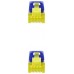 Cat6A, RJ-45, SFTP, LSZH, AWG 26, 0.5 m, Azul