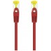 CABLE DE RED LATIGUILLO RJ45 SFTP CAT6A AWG26 0.25 M ROJO NANOCABLE (Espera 4 dias)