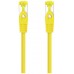 CABLE DE RED LATIGUILLO RJ45 SFTP CAT6A AWG26 0.5 M AMARILLO NANOCABLE (Espera 4 dias)