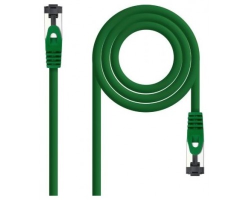 CABLE DE RED LATIGUILLO SSTP CAT8.1 AWG26 0.25 M VERDE NANOCABLE (Espera 4 dias)-SX2 CABLE DE RED LATIGUILLO SSTP CAT8.1 AWG26 0.25 M VERDE NANOCABLE (Espera 4 dias)