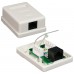 1 x RJ-45, Cat6, Blanco