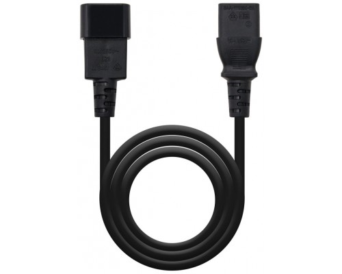 Cable alimentacion CPU, C13/H-C14/M, negro, 3.0m