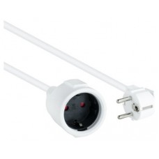 Cable de Alimentacion Alargador, Blanco, 5 m