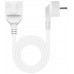 Cable de Alimentacion Alargador, Blanco, 5 m