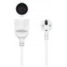 Cable de Alimentacion Alargador, Blanco, 5 m