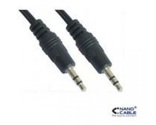 AUDIO, 3.5/M-3.5, 5.0 metros, Negro