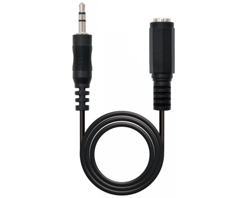 Nanocable - Cable alargador audio estereo 1.5m -