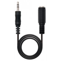 Nanocable - Cable alargador audio estereo 3m -