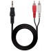 3.5 mm - 2 x RCA, M/M, 3 m