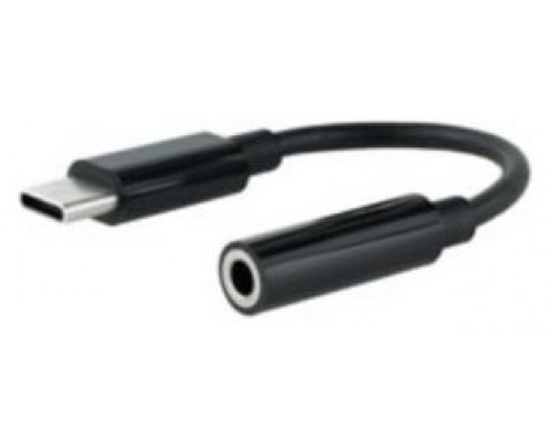Cable Adaptador Audio USB-C/M a Jack 3.5/H, 11 cm,