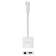 NANOCABLE CABLE ADAPTADOR USB-C A JACK+USB-C/H PD 60W,BLANCO-SX4 NANOCABLE CABLE ADAPTADOR USB-C A JACK+USB-C/H PD 60W,BLANCO
