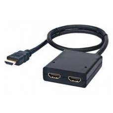 HDMI V1.3, 1 x 2, 0.5 m, Negro