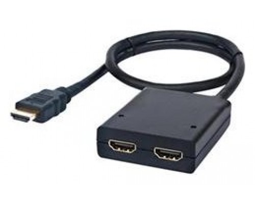 HDMI V1.3, 1 x 2, 0.5 m, Negro