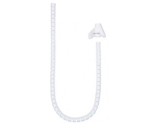 ORGANIZADOR DE CABLES FLEXIBLE 25MM 2 M BLANCO