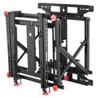 Peerless DS-VW775-QR soporte para pantalla de señalización 152,4 cm (60") Negro (Espera 4 dias)