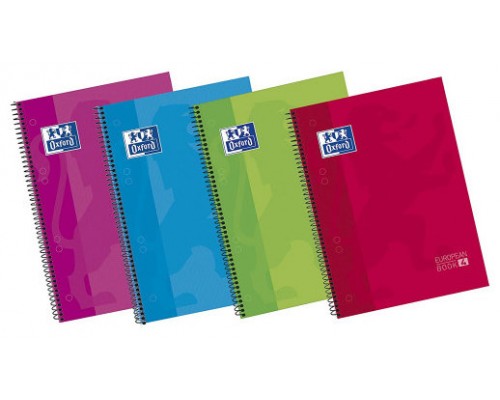 Oxford Europeanbook 4 cuaderno y block A5 120 hojas Colores surtidos (MIN5) (Espera 4 dias)