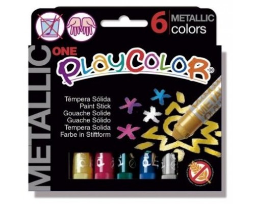 ESTUCHE METALLIC ONE 6 COLORES SURTIDOS PLAYCOLOR 10321 (Espera 4 dias)