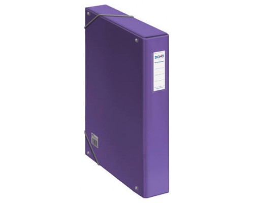 CAJAS DE PROYECTOS CARTÓN FORRADO LOMO DE 5 CM MORADO CON ETIQUETA 245X350X50 DOHE 10363 (Espera 4 dias)