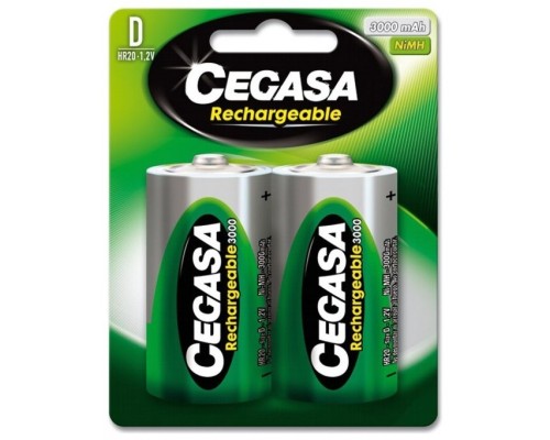 CEGASA PILA RECARGABLE HR20 3000 MAH 1 2V BL.2 UDS