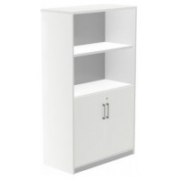 ARMARIO MEDIO CON PUERTAS BAJAS 156X90X45 ESTRUCTURA BLANCA/PUERTAS BLANCO ROCADA 1057AW04V24 (Espera 4 dias)