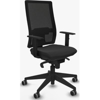 PIQUERAS Y CRESPO Silla de oficina Horna con mecanismo Sincro tapizada con Similpiel color Negro. Equipada con lumbar 1D, Brazos 1D y Ruedas 65mm parqué-25SX PIQUERAS Y CRESPO Silla de oficina Horna con mecanismo Sincro tapizada con Similpiel color Negro. Equipada con lumbar 1D, Brazos 1D y Ruedas 65mm parqué