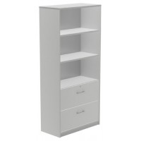 ARMARIO ALTO CARPETERO 195X90X45 ESTRUCTURA ALUMINIO/FRONTALES GRIS ROCADA 1102AN02V24 (Espera 4 dias)