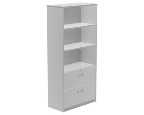 ARMARIO ALTO CARPETERO 195X90X45 ESTRUCTURA ALUMINIO/FRONTALES GRIS ROCADA 1102AN02V24 (Espera 4 dias)