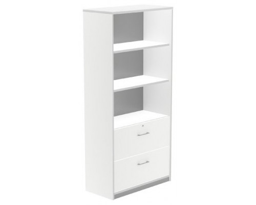 ARMARIO ALTO CARPETERO 195X90X45 ESTRUCTURA BLANCA/FRONTALES BLANCO ROCADA 1102AW04V24 (Espera 4 dias)